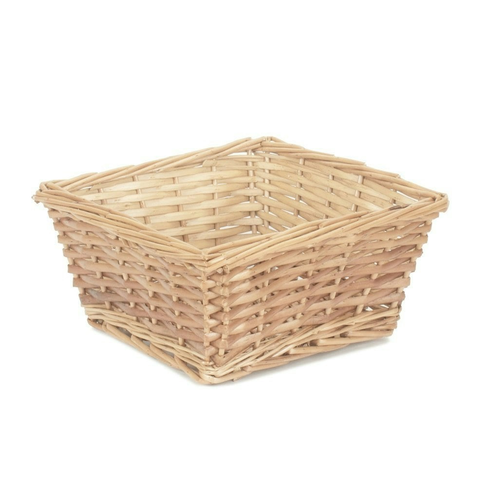 Square Split Willow Wicker Tray