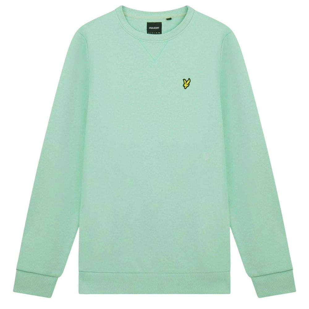 Lyle & Scott Logo Plain Turquoise Shadow Sweatshirt