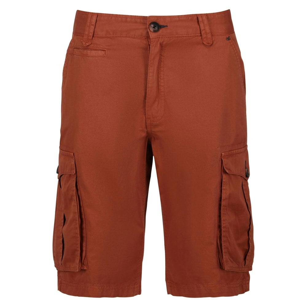 Regatta Mens Shorebay Vintage Cargo Shorts - Baked Clay