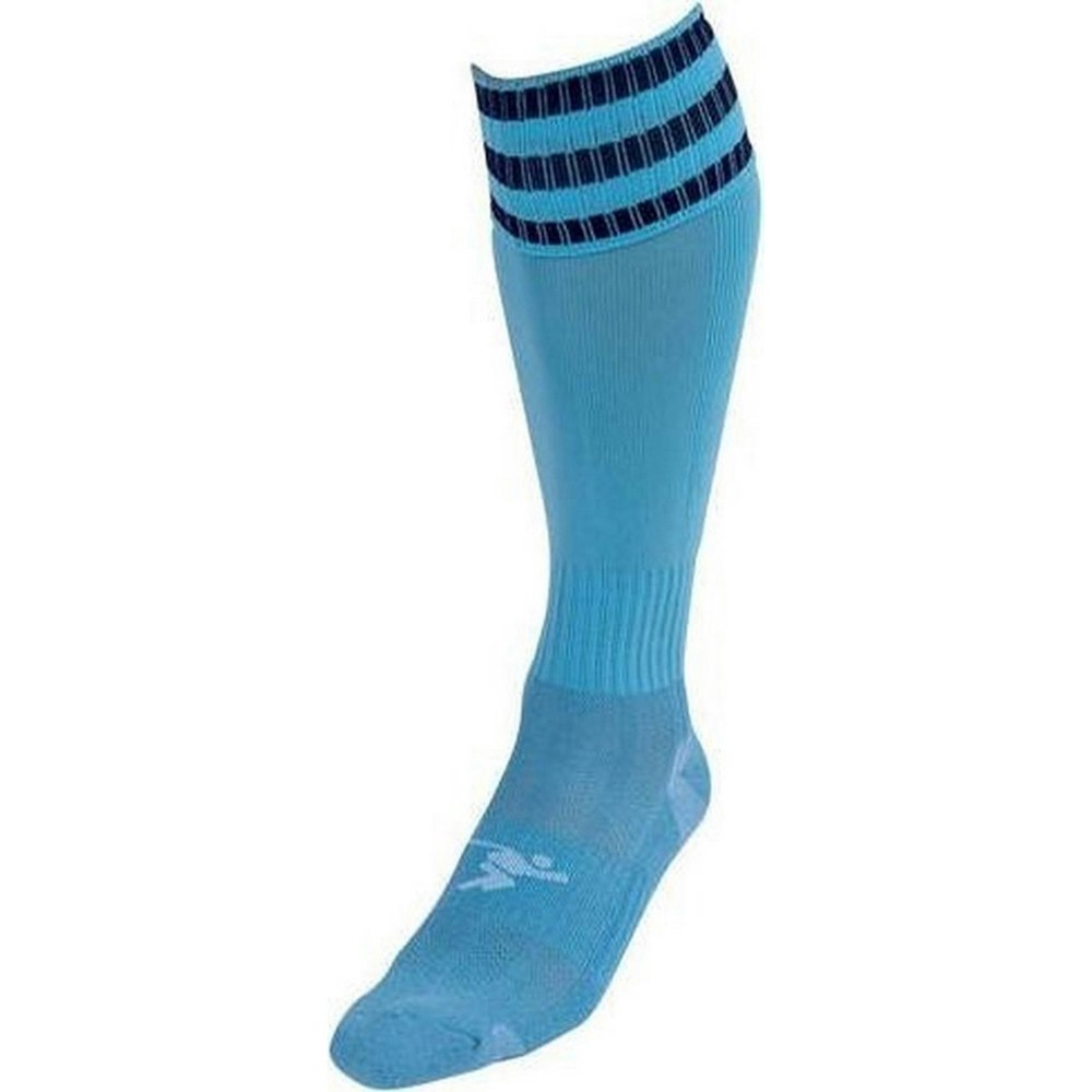 Precision Unisex Adult Pro Football Socks - Sky Blue/Navy