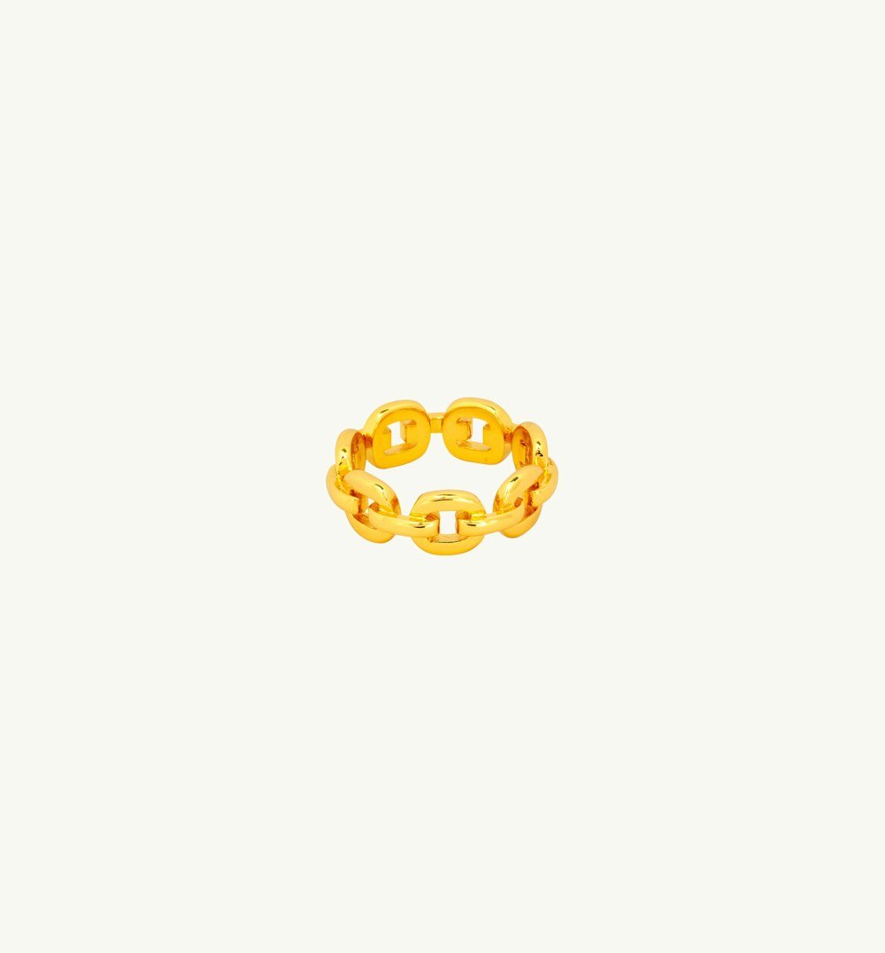 Apatchy London Gold Link Ring