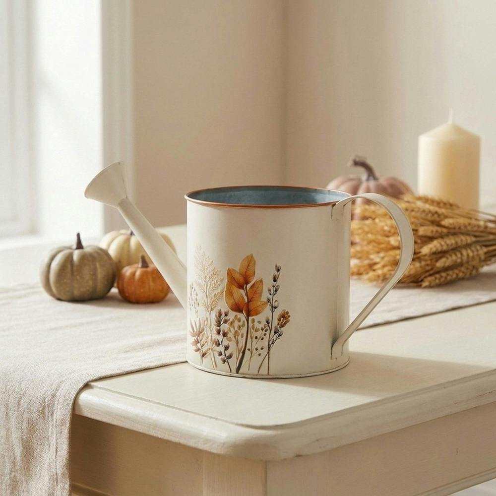 Garden Greatness Welcome Autumnal Watering Can Planter