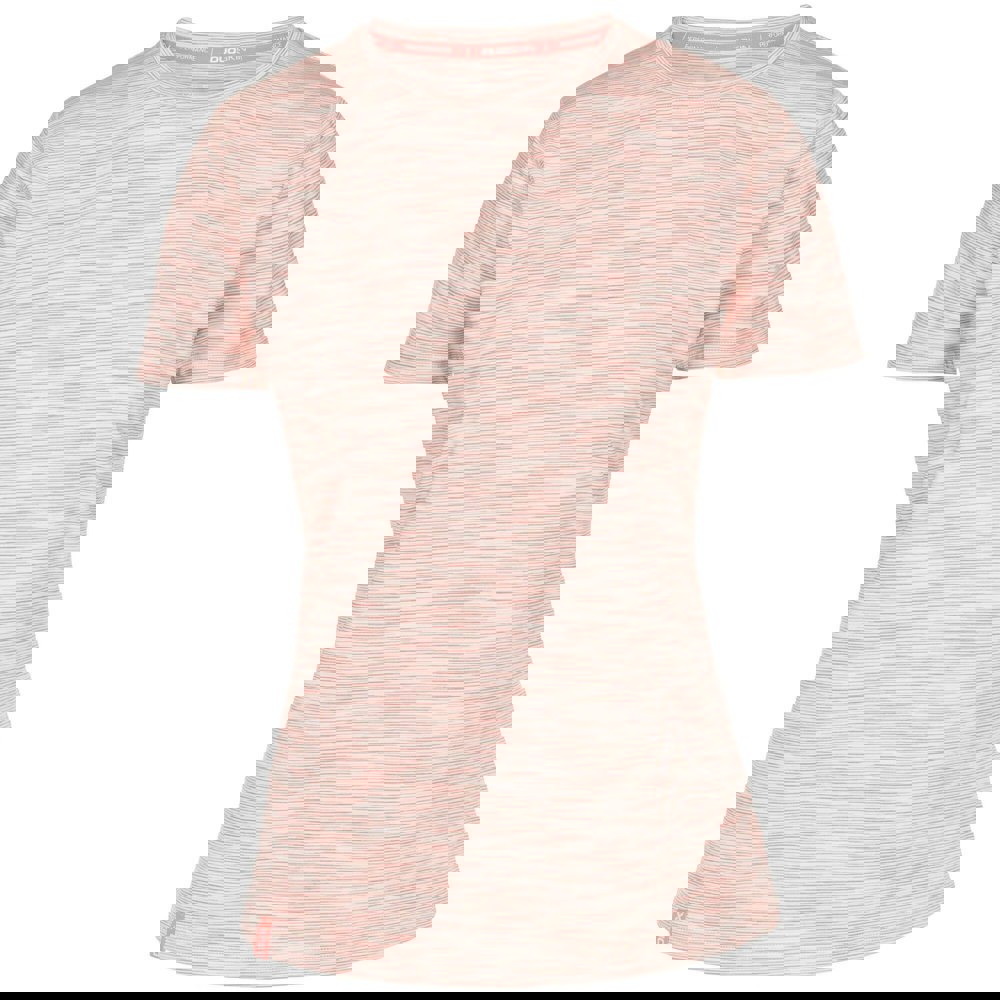 Trespass Womens Elkie Stripe DLX Top - Pale Blush