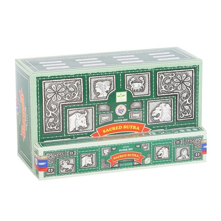 Serano 12 Packs of Superhit Sacred Sutra Incense Sticks by Satya
