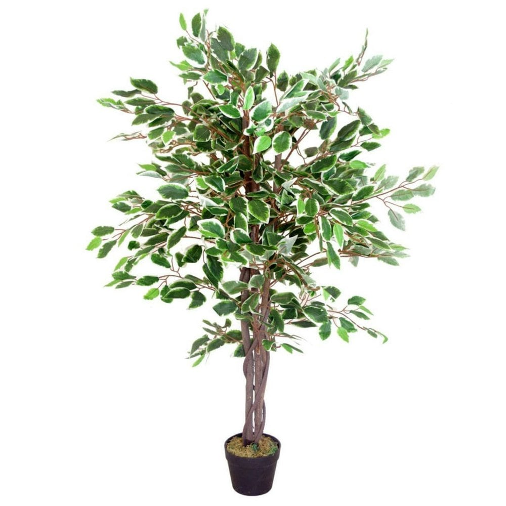 Leaf 130cm Leaf Realistic Artificial Ficus Tree / Plant