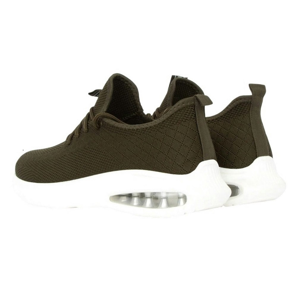 Crosshatch Mens Trevel Trainers - Olive