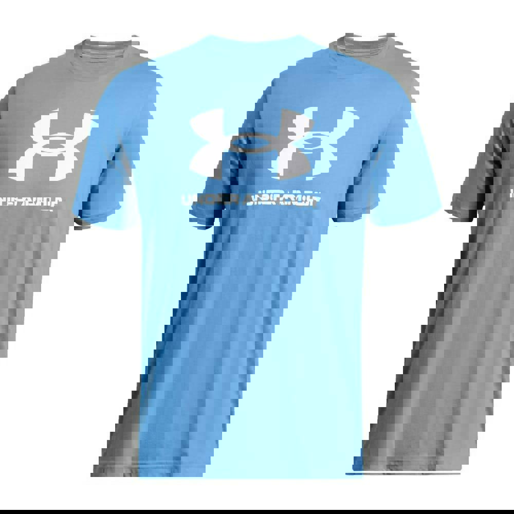 Under Armour Mens Sportstyle Update Logo T-Shirt - Blue