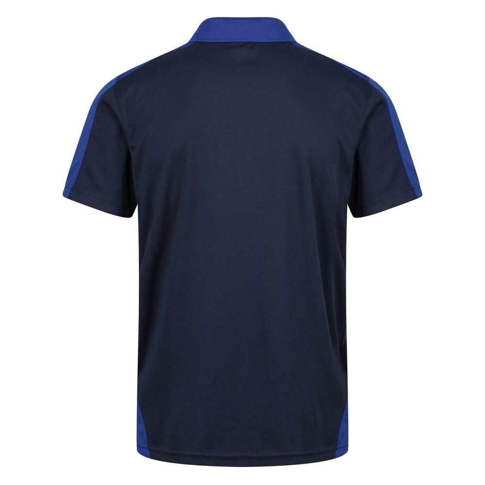 Regatta Contrast Coolweave Pique Polo Shirt - Navy/New Royal