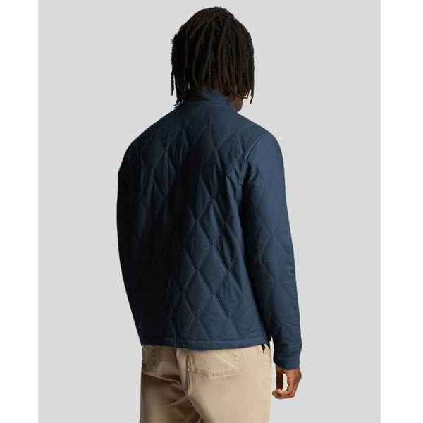 Lyle & Scott Branded Short Lightweight Jacket - Navy Blue 