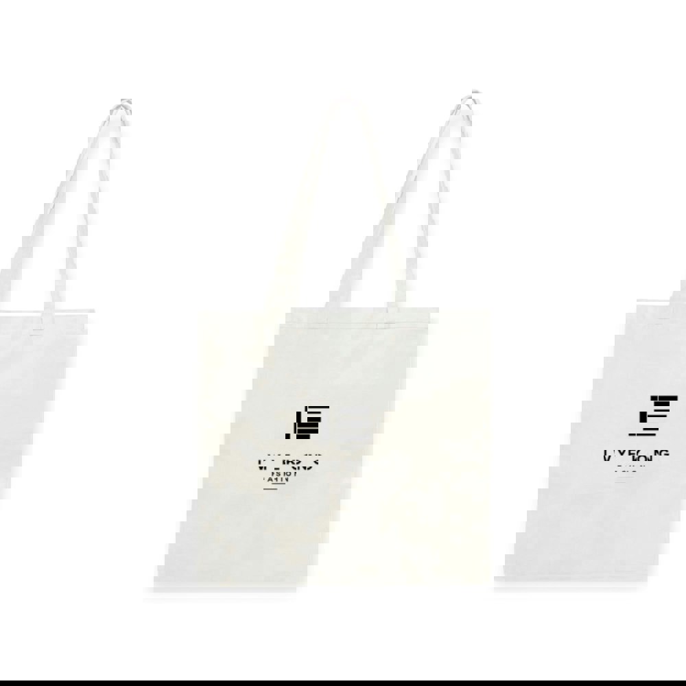 IvyEkongFashion Tote bag ONE SIZE / OFF WHITE IEF Classic Sustainable Medium Tote Bag