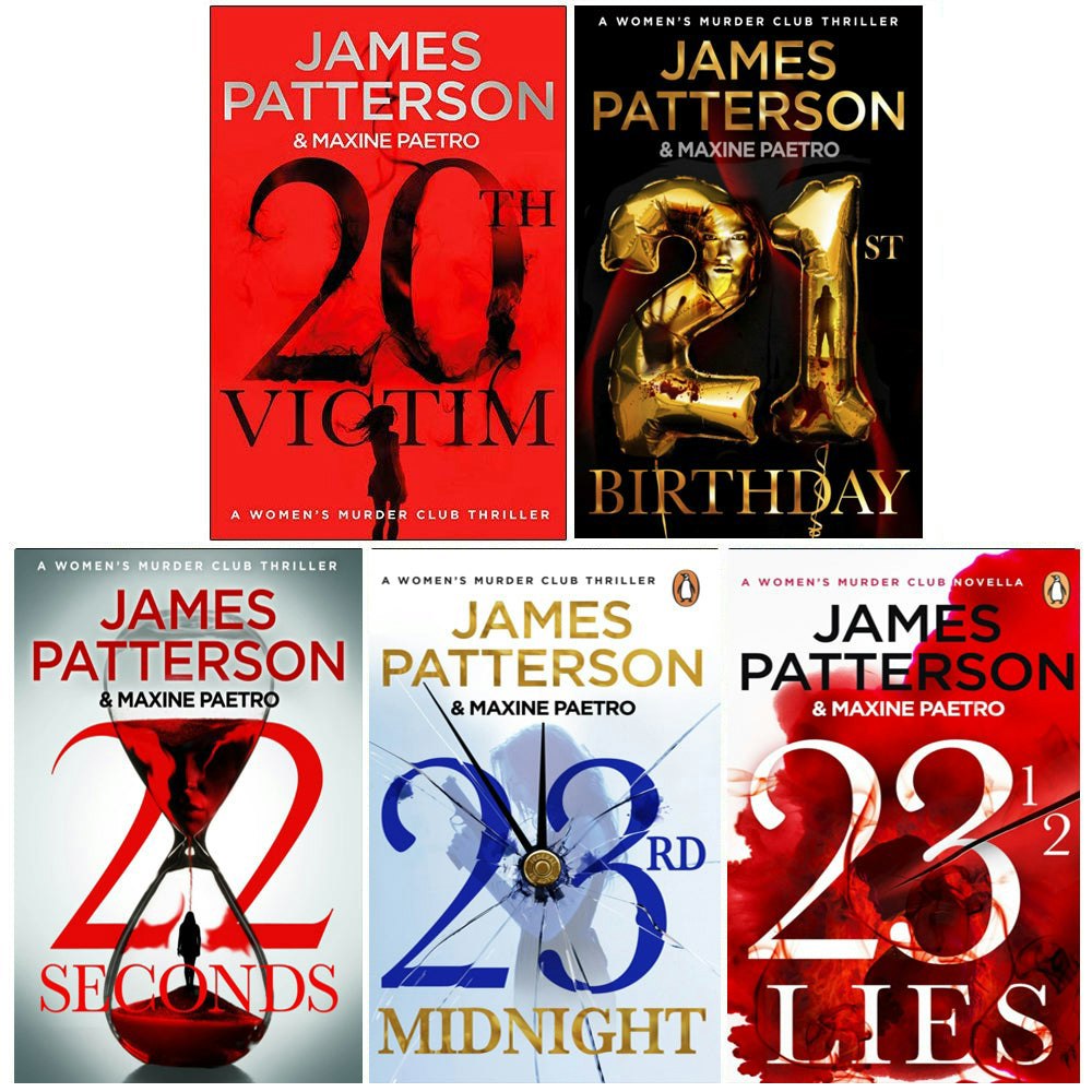 Women's Murder Club Series by James Patterson 5 Books Collection Set