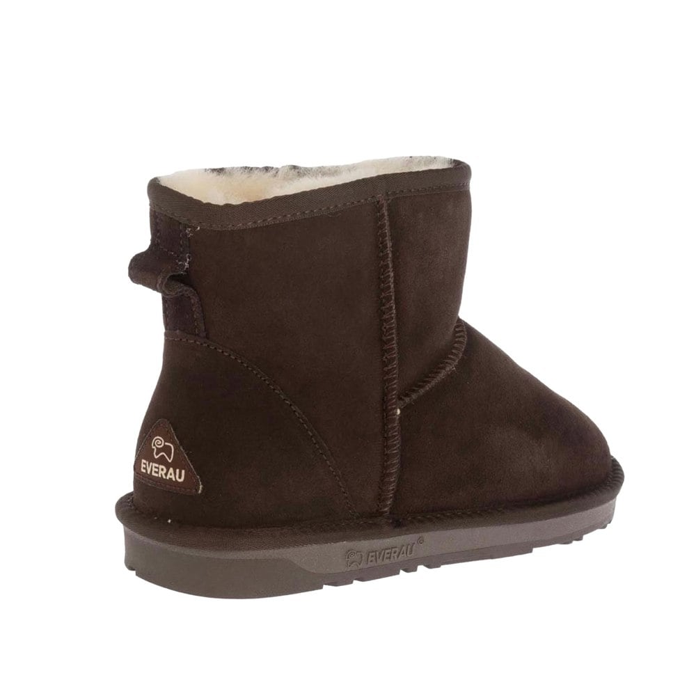 EverAu Womens/Ladies Emu Mini Cow Suede Classic Boots - Brown