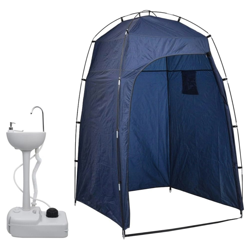Berkfield Portable Camping Handwash Stand with Tent 20 L