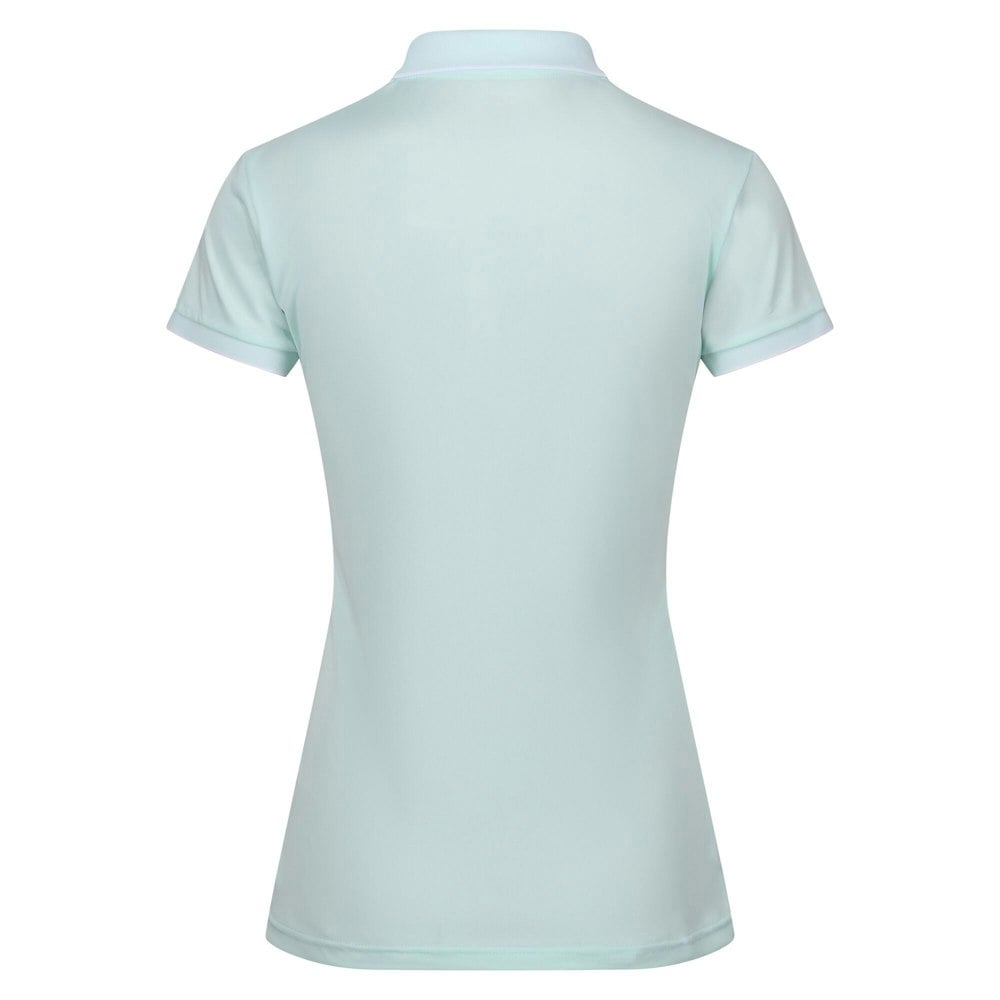 Regatta Womens/Ladies Remex II Polo Neck T-Shirt - Bleached Aqua Solid