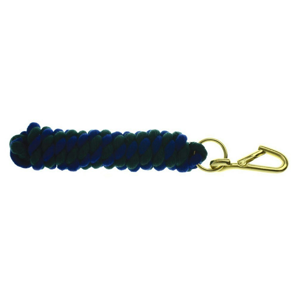 Hy Two Tone Twisted Lead Rope - Royal/Green