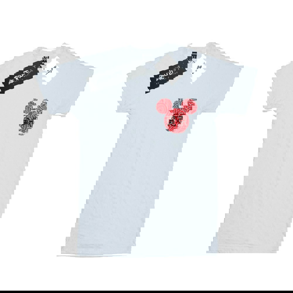 Disney Mens Mickey Mouse Symbol T-Shirt - White