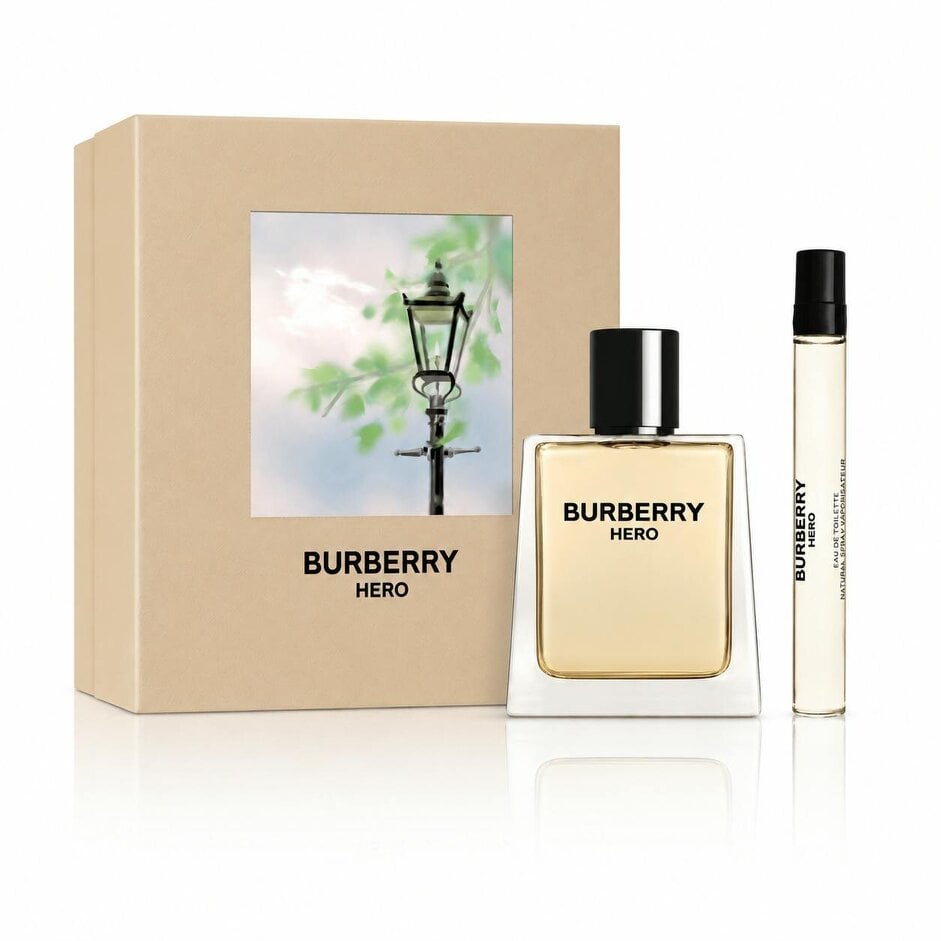 Burberry Hero Eau de Parfum Spray + Eau de Toilette Travel Spray - 50ml + 10ml