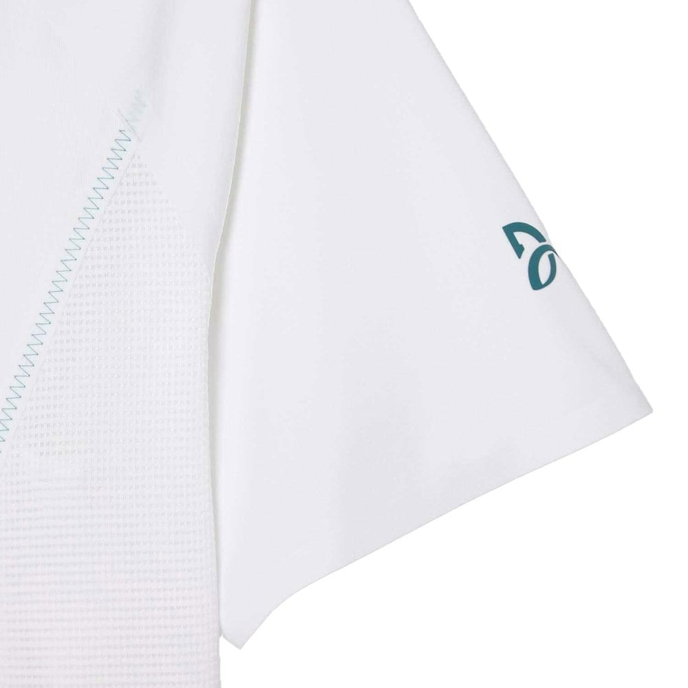 Lacoste Mens Novak Djokovic Regular Tennis Polo Shirt - White