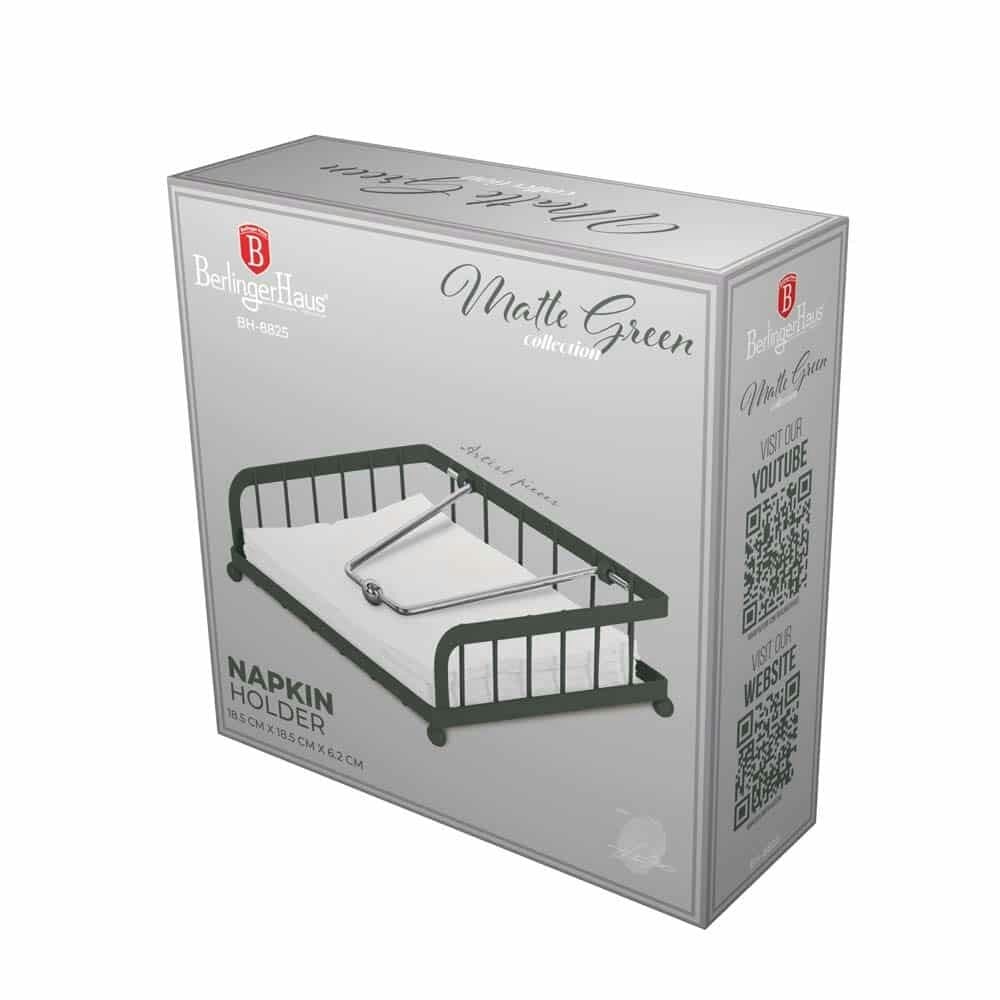 Berlinger Haus Napkin holder Berlinger Haus BH8825 Matte Green