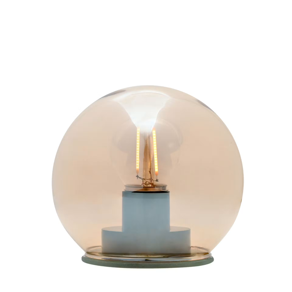 Hestia Clear Glass Ball with LED Lights - Small