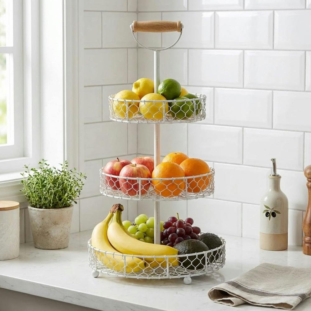Garden Greatness 3 Tier Metal Kitchen Display Stand