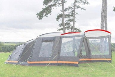 OLPRO Endeavour Red Tape Roof Pole