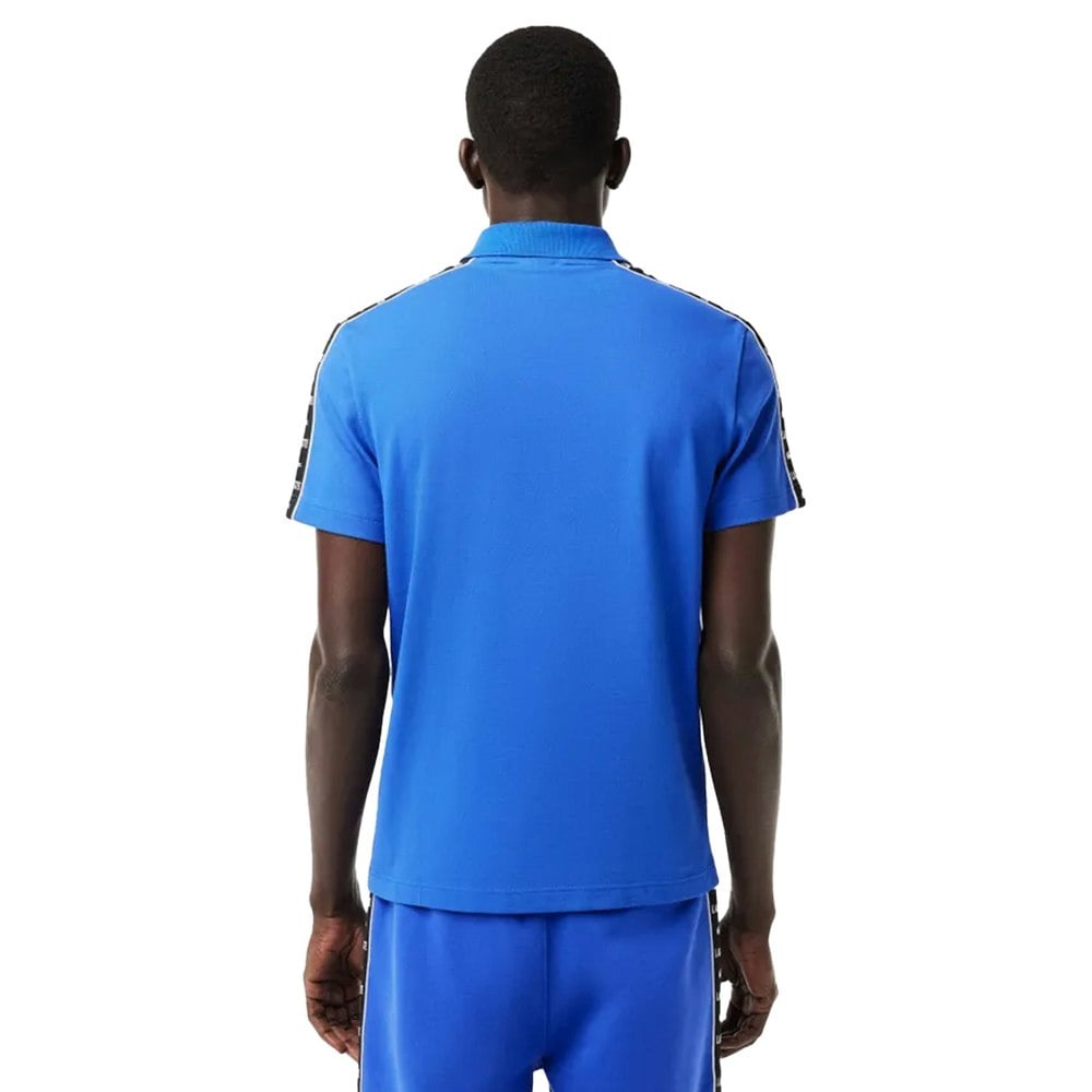 Lacoste Mens Mini Pique Stretch Regular Polo Shirt - Blue