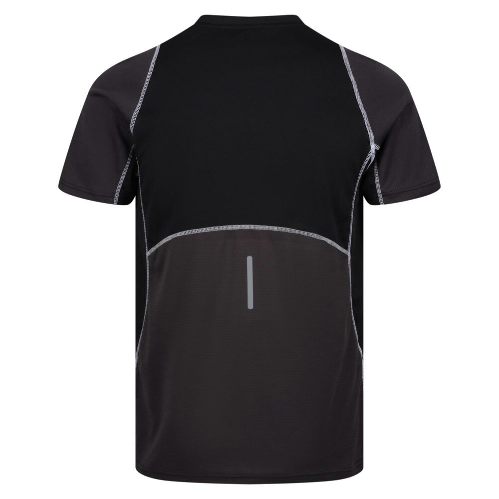 Regatta Mens Virda IV T-Shirt - Ash/Black
