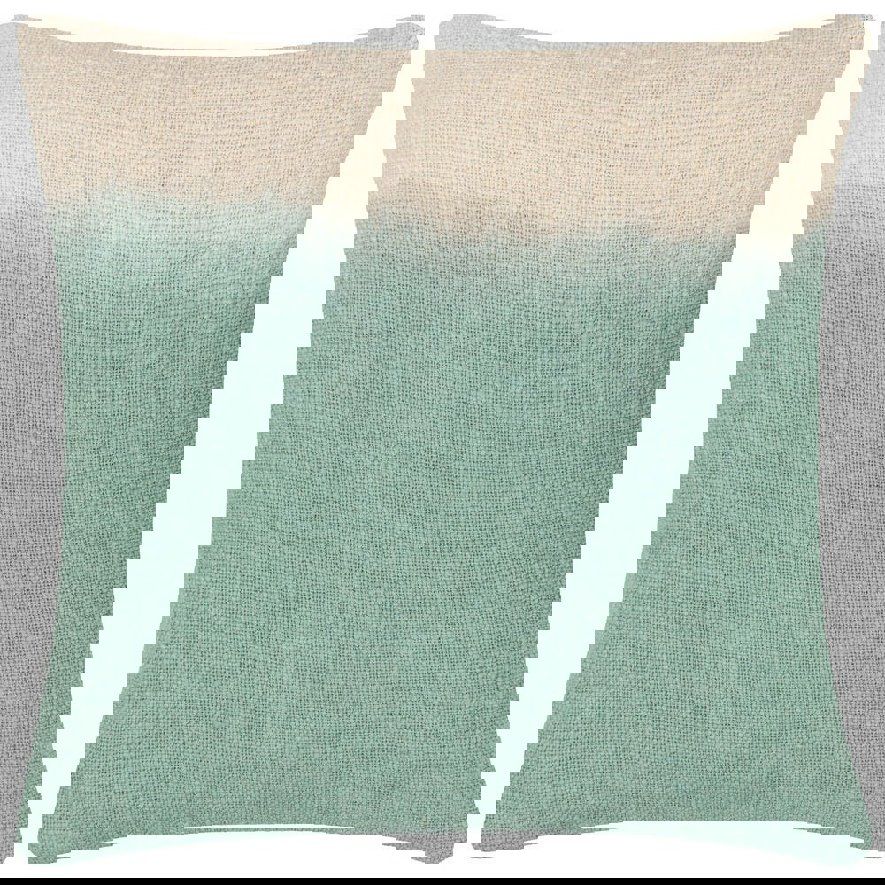 Furn Mizu Dip Dye Square Cushion Cover - Eucalyptus