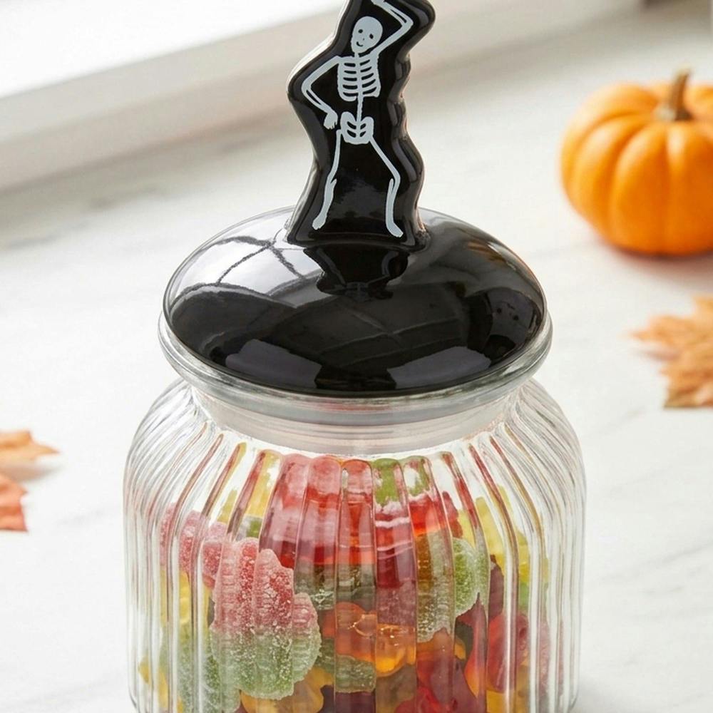 Garden Greatness Halloween Skeleton Sweat Treat Jar