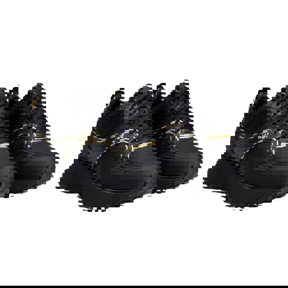 Boss Mens Jonah Running Trainers - Black/Gold