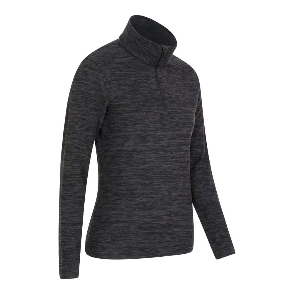 Mountain Warehouse Women's Snowdon Melange Fleece Top - Jet Black