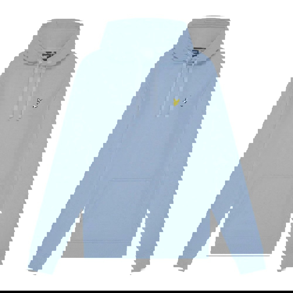 Lyle & Scott Mens Pullover Hoodie - Crafted Blue