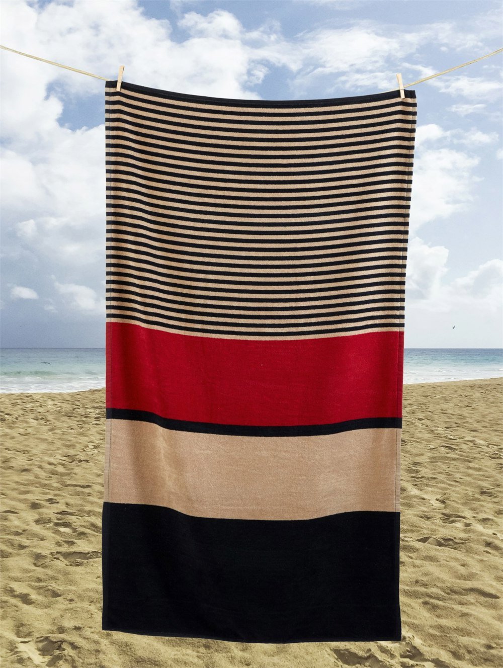 HomeSpace Direct Striped Beach Towel