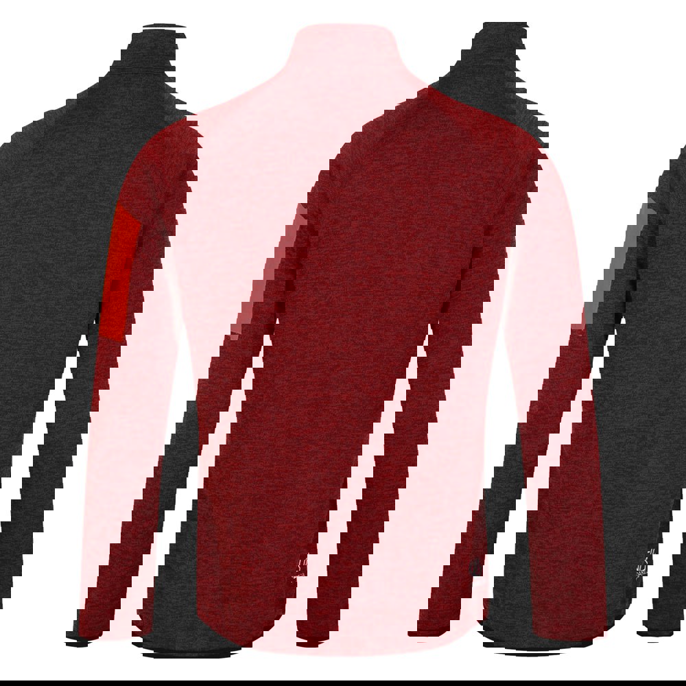 Dare 2B Mens Torrek Fleece Top - Syrah Red/Cinnamon