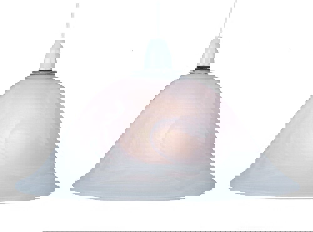White Alabaster Glass Easy Fit Pendant Shade or Floor Lamp Shade Image 1
