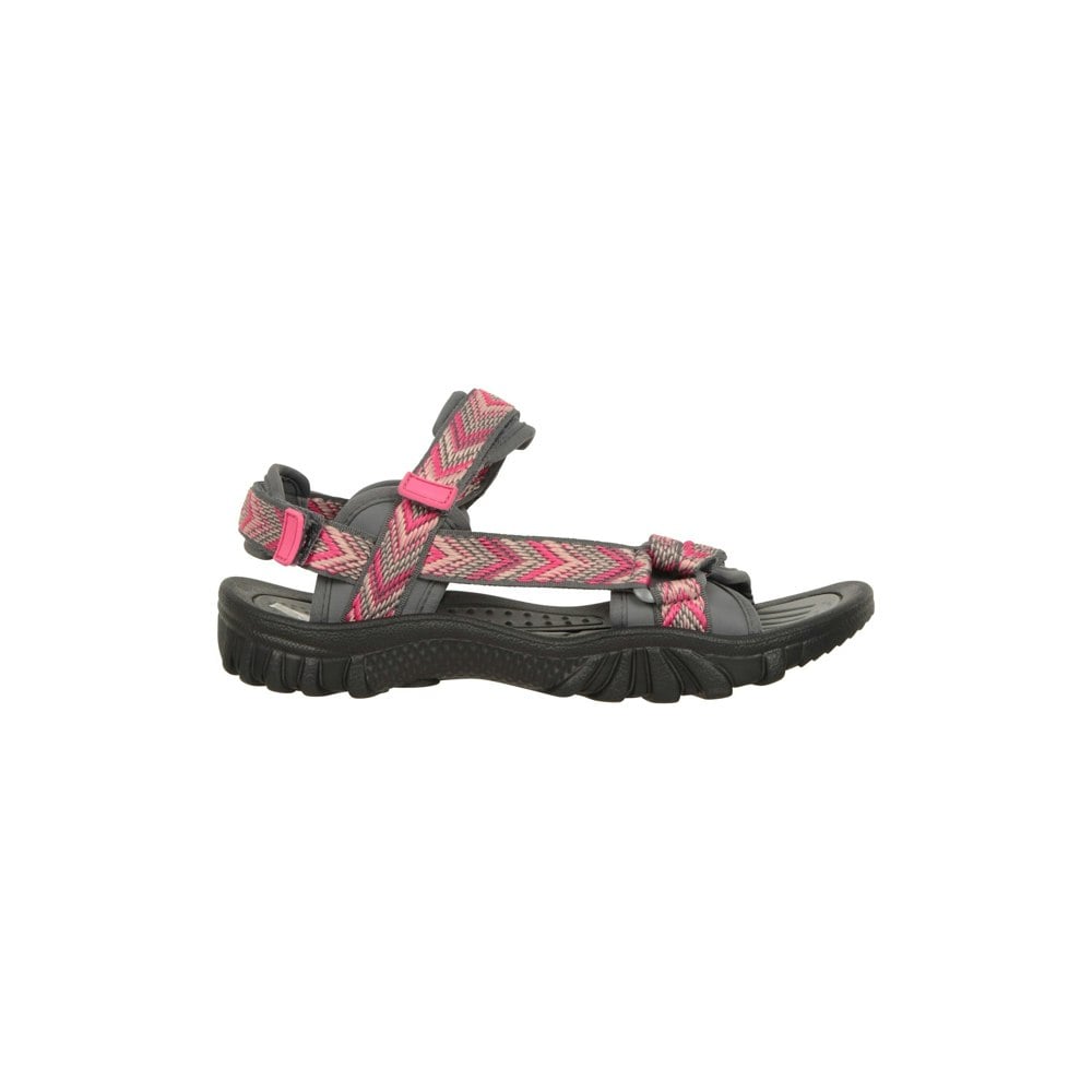Mountain Warehouse Womens/Ladies Cyprus Chevron Sandals - Dark Pink