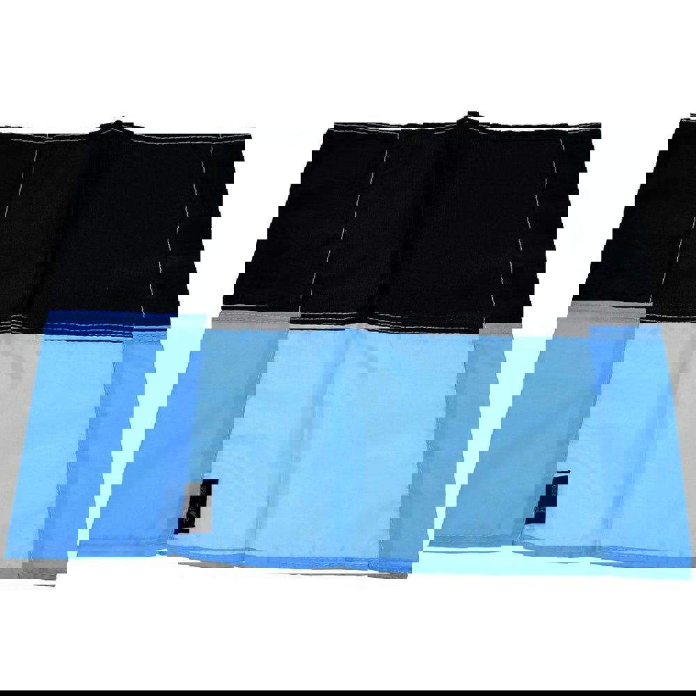 Single All Weather Football Corner Flag - SKY BLUE & BLACK - Outdoor Polyester