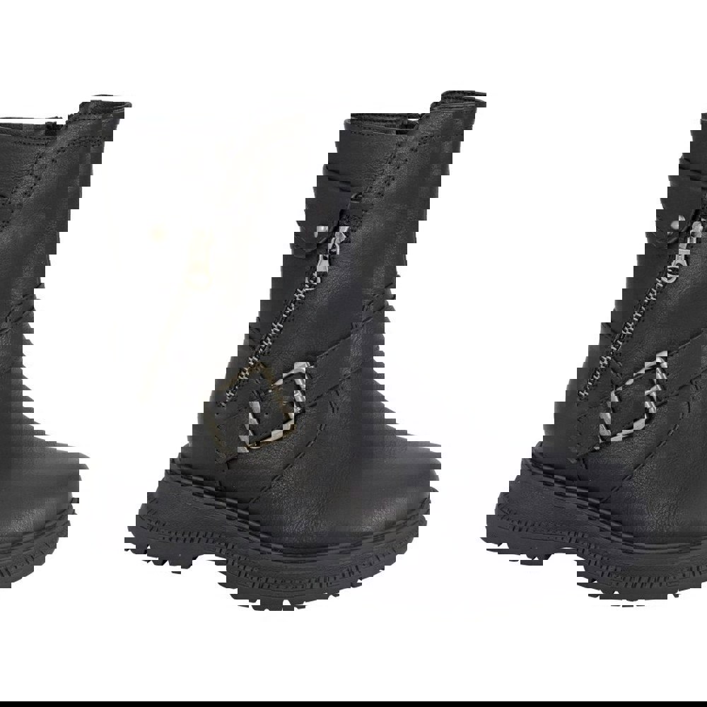 Cipriata Women's Tilda PU Biker Boots - Black