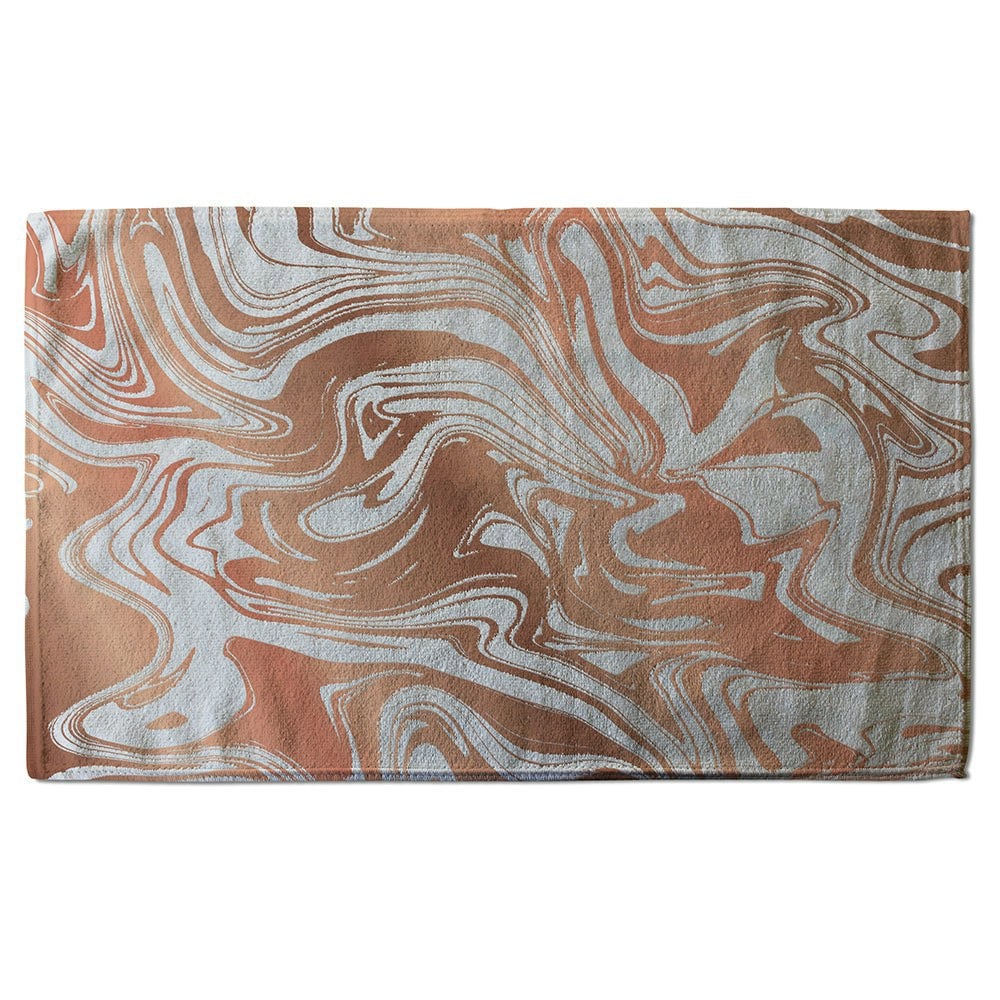 Benjamin Tate Design Rose Gld Marble (Bath Towel)