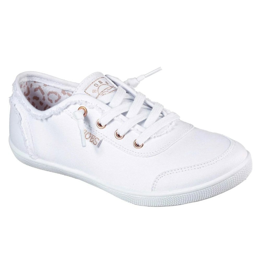 Skechers Womens/Ladies BOBS B Cute Shoes - White