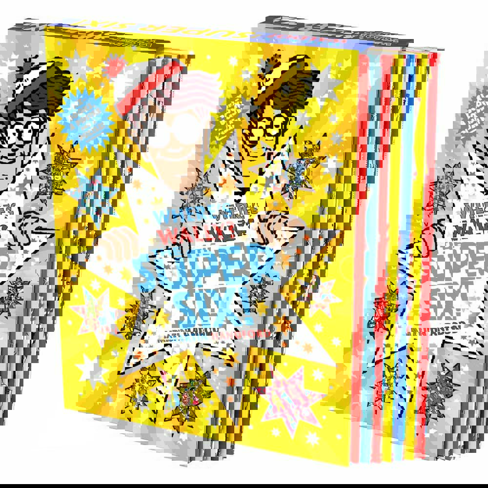 Where's Wally? The Super Six Collection 6 Books Box Set by Martin Handford