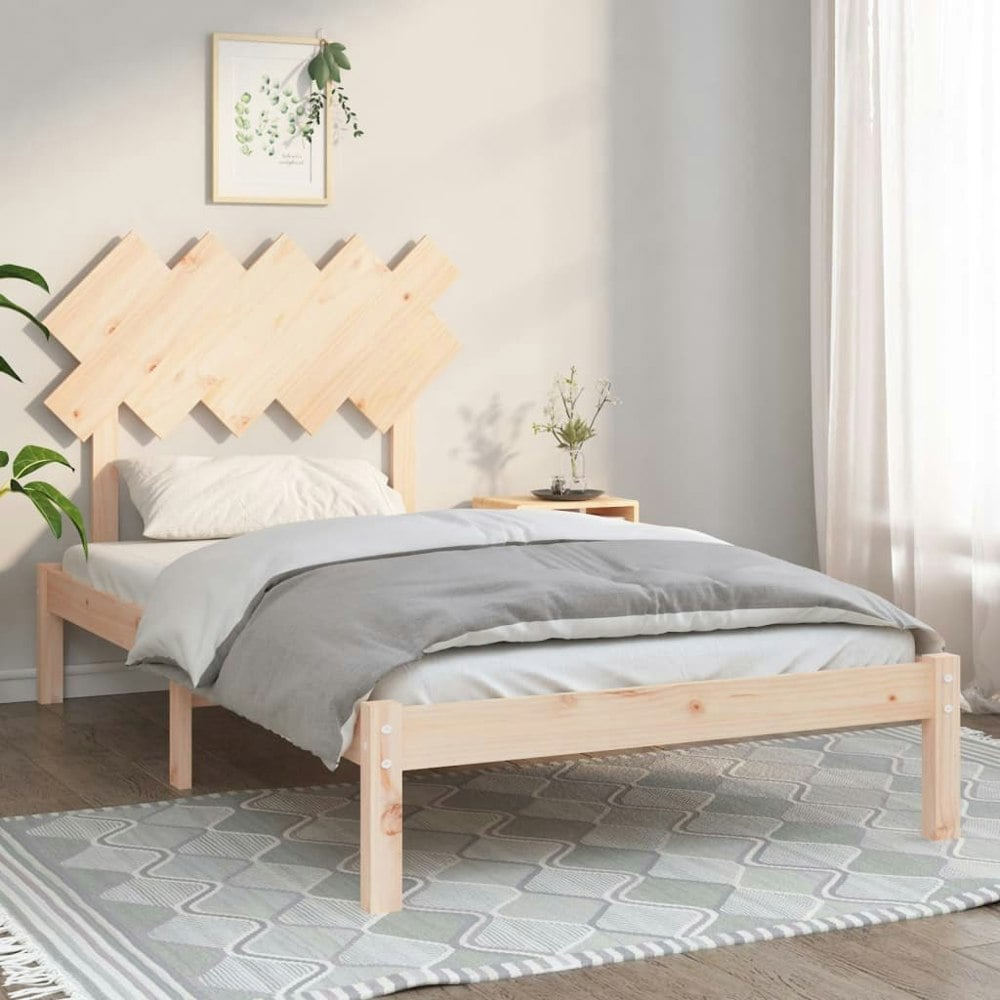 Berkfield Bed Frame 100x200 cm Solid Wood