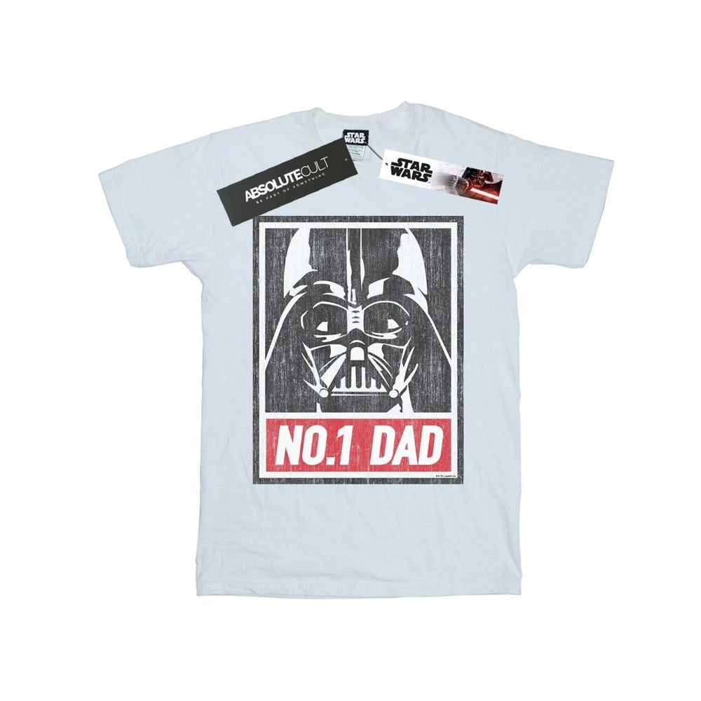 Star Wars Mens Number One Dad T-Shirt - White