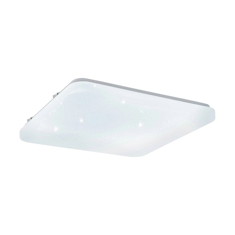 EGLO Frania-S LED Square Crystal Effect Wall/Ceiling Light
