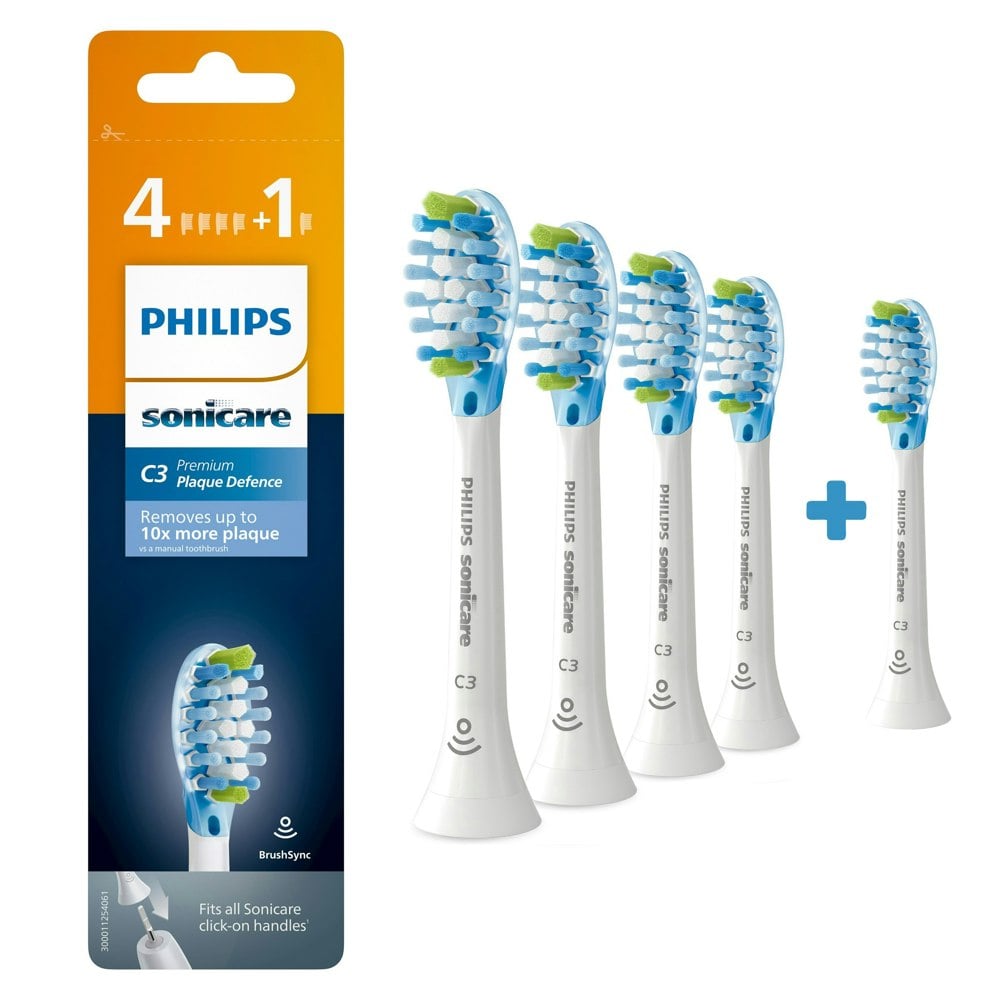 Philips Sonicare C3 HX9045/17 Premium Plaque Defence Brush Heads 5pk