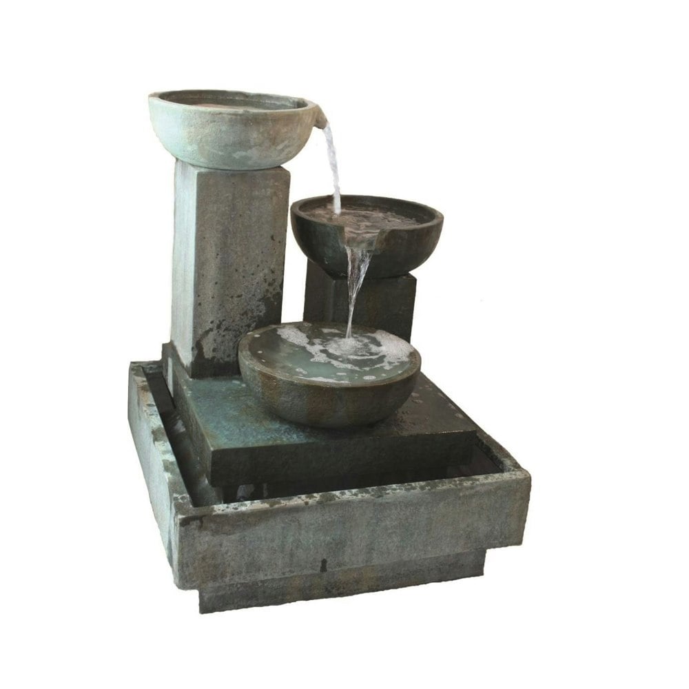Tranquillity Water Features Trio Cascade Fountain Water Feature