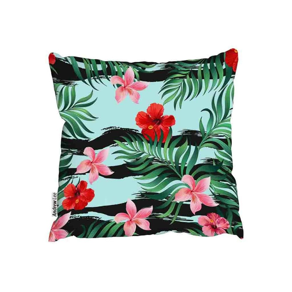 Benjamin Tate Design Floral Striped Geometric Collection (Cushion)