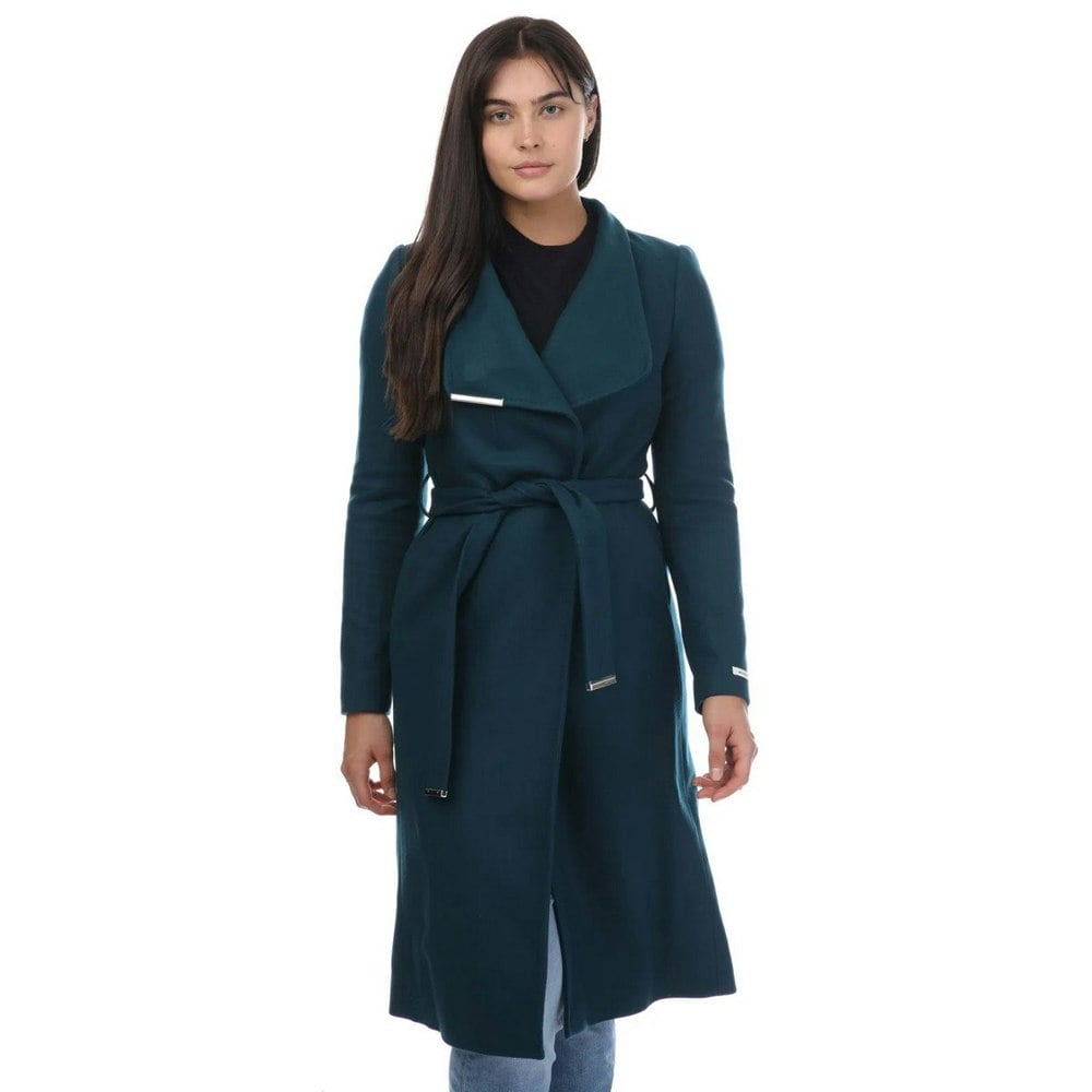 Ted Baker Womens/Ladies Rose Wool Wrap Coat - Teal