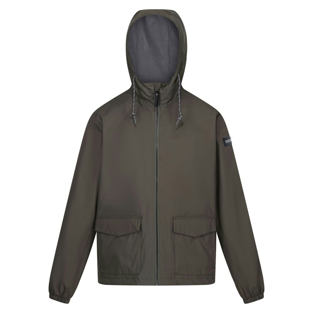 Regatta Mens Bayano Waterproof Jacket - Dark Khaki